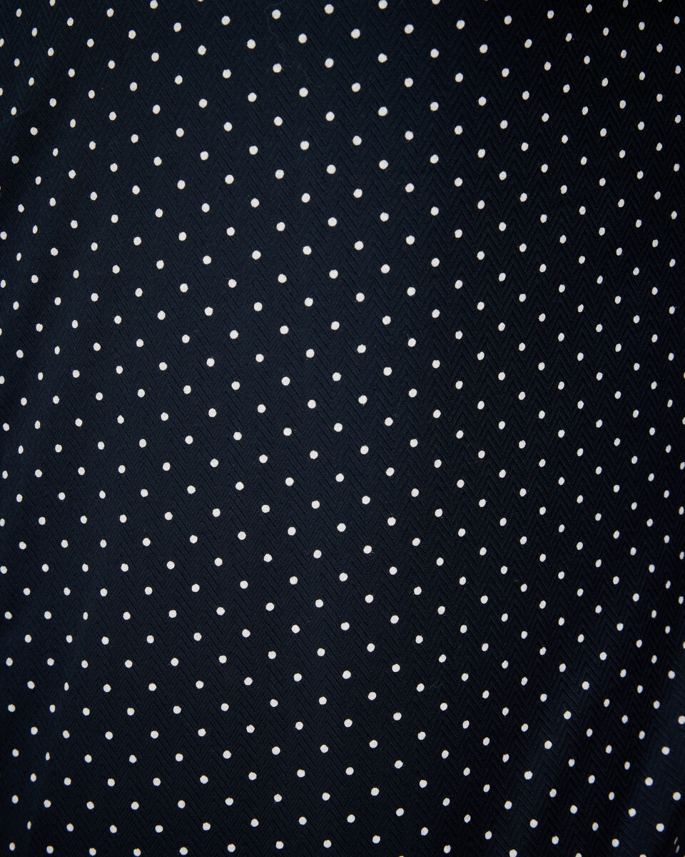 Polka Dot Print Long Sleeve Shirt, Navy Polka Dot Print Long Sleeve Shirt, Navy, hi-res